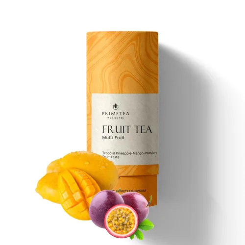 Vista 33 de Prime Tea Grandma's Fruit Basket – Exquisita fruta tisana, hojas sueltas orgánicas de primera calidad, deliciosa mezcla de té de hierbas, natural