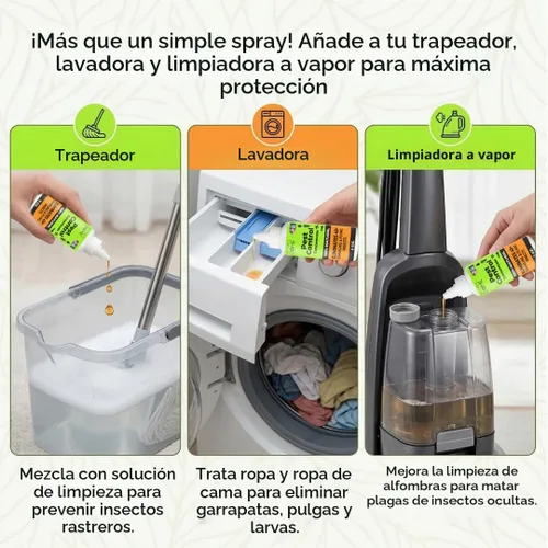 Vista 8 de Nature's Dome Spray concentrado de control de plagas de 2 onzas Spray de insectos y hormigas – Cada botella hace 16 onzas Spray de insectos