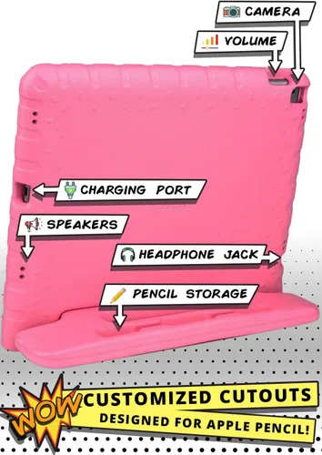 Vista 6 de Cooper Dynamo - Funda oficial para iPad de 9ª generación para niños, compatible con iPad 10.2, 8ª, 7ª generación, Air 3, Pro 10.5, resistente
