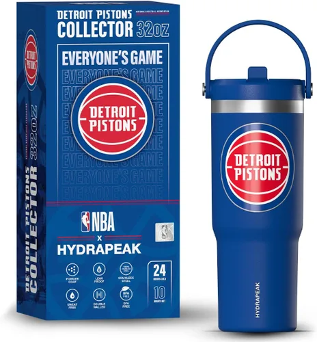 Vista 14 de Hydrapeak Boston Celtics Nomad - Botella de agua aislada de acero inoxidable a prueba de fugas con asa de agarre flexible y tapa de pajilla, edición