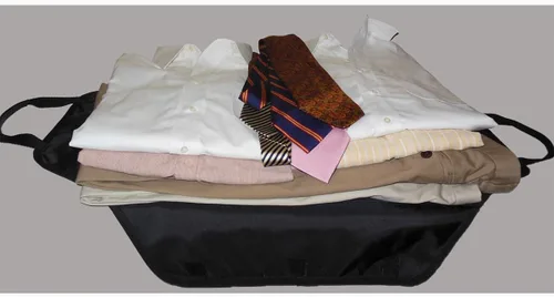 Vista 3 de Stackpack Divisor de maleta Lift-Out, juego de 2, Negro
