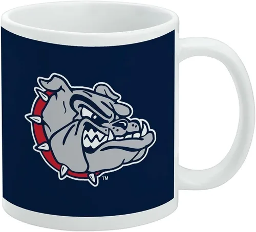 Vista 225 de Taza de cerámica con el logotipo principal de la Universidad Rider, taza de regalo novedosa para café, té y bebidas calientes, 11oz, blanca