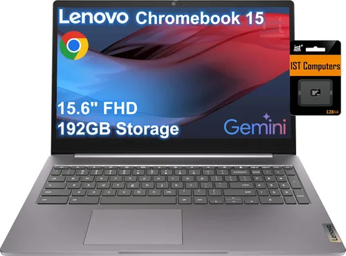 Vista 12 de Lenovo Chromebook 14 Laptop (pantalla táctil FHD de 14 pulgadas, procesador de 8 núcleos a 2.0 GHz, 4 GB de RAM, 128 GB