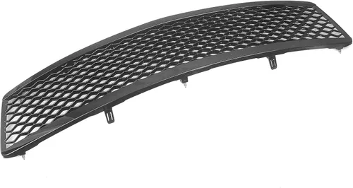 Vista 6 de Rejilla frontal de malla para Infiniti G35 G37 2007-2009 Sedan negro brillante