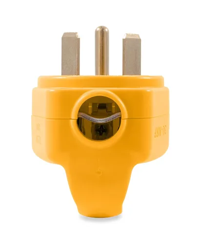 Vista 6 de Camco 55283 30 AMP Mini enchufe macho de repuesto con asa Powergrip