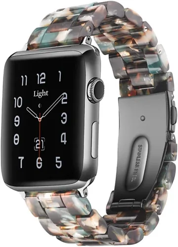 Vista 26 de Bandas para Apple Watch Light House - Correas de resina ligera de moda para iWatch para mujeres y hombres 38mm/40mm/41mm/42mm (Series 11 10)