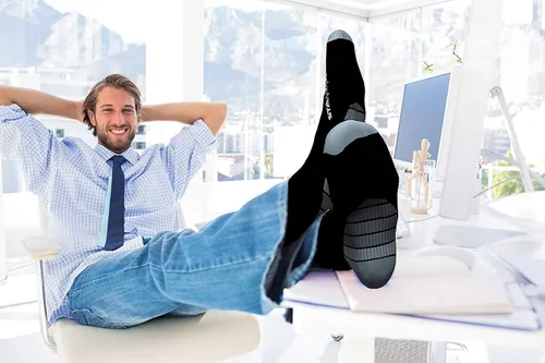 Vista 7 de Physix Gear Sport Calcetines de compresión para hombres y mujeres de 20 a 30 mmhg, ajuste atlético (1 par)