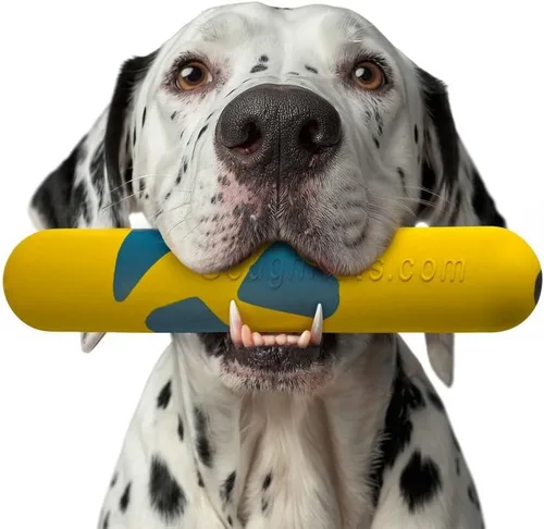 Vista 12 de Goughnuts — Juguetes para perros para masticadores agresivos Palo de juguete para perros prácticamente indestructible para razas pequeñas Verde