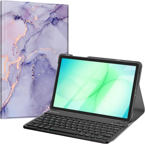 Vista 12 de FINTIE Funda con teclado para Samsung Galaxy Tab A11 Plus/A9 Plus 11'', color negro 3 ángulos de visión, teclado Bluetooth desmontable, batería