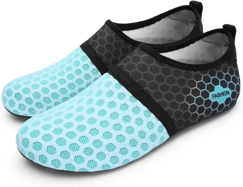 Vista 4 de L-RUN - Calcetines acuáticos para mujer y hombre, para correr, bucear, surfear, nadar, playa, yoga, de secado rápido