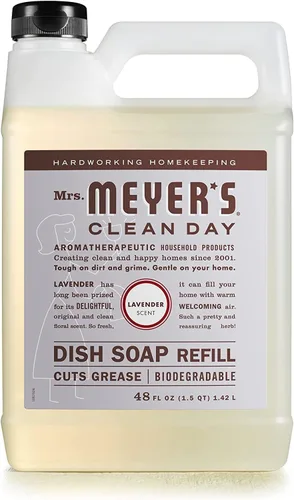 Vista 111 de Mrs. Meyer’s Clean Day - Detergente líquido para platos, aroma a lavanda, botella de 16 oz