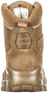 Vista 4 de 5.11 ATAC 2.0 - Botas militares tácticas para hombre, estilo 12402, color coyote oscuro