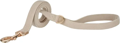 Vista 3 de Correa de perro de algodón suave, correas de pana resistente de 5 pies con gancho de metal dorado para perros pequeños, medianos y grandes, S