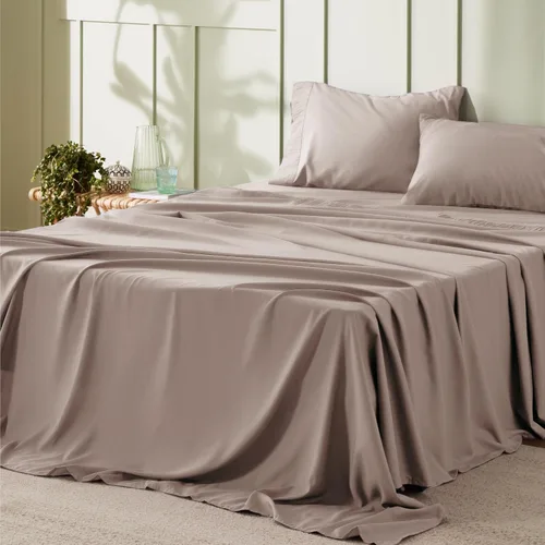 Vista 50 de Bedsure Juego de sábanas para cama individual - 3 piezas de sábanas suaves para cama individual - Transpirables y refrescantes - Calidad hotelera