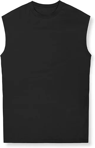 Vista 2 de BOOMLEMON Camiseta sin mangas para hombre, gimnasio, musculación, fitness, culturismo, sin mangas