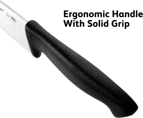 Vista 4 de Cuisine Pro - Cuchillo de chef de 6 pulgadas - Hoja de espiga completa de acero inoxidable para uso profesional y personal - Mango ergonómico