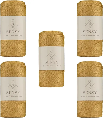 Vista 14 de Sensy Premium 2mm 229.5 metros de cuerda de poliéster 100% cordón de polipropileno Cordón de macramé 2mm Cordón para bolso de crochet Hilo