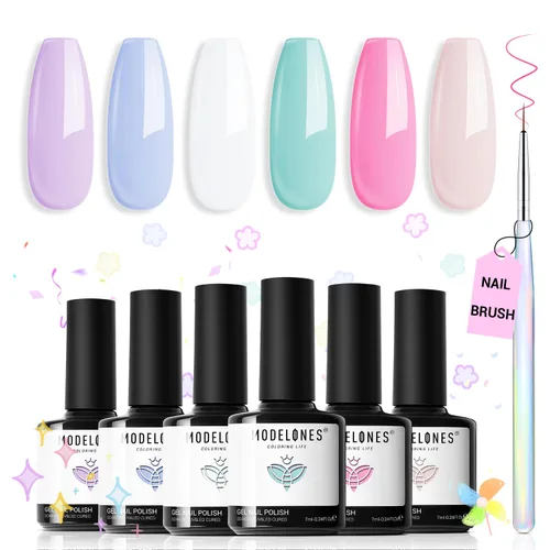 Vista 33 de modelones Juego de imanes de ojo de gato, esmalte de gel francés con corazón de ojo de gato, kit de herramientas de uñas de doble cabeza 5 en 1