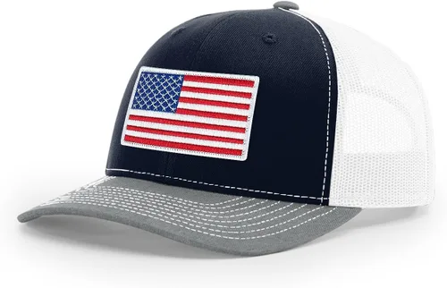 Vista 298 de Joe's USA Richardson 112 - Gorras de camionero con parche gráfico personalizado - Gorras estructuradas de cinco y seis paneles Richardson Premium