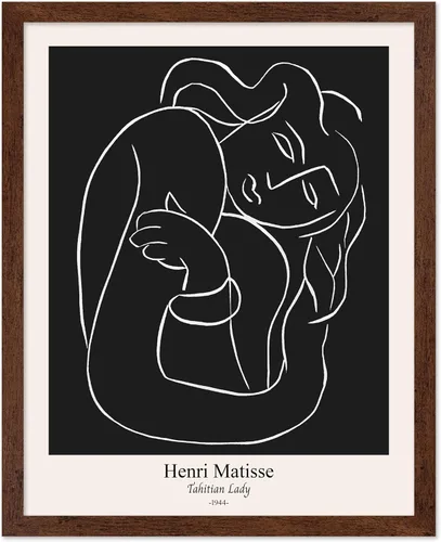 Vista 18 de Monem Art - Póster vintage de Henri Matisse – Gato retro con estampado de pez rojo – Arte de fauvismo – Arte animal – Pintura clásica – Arte fino