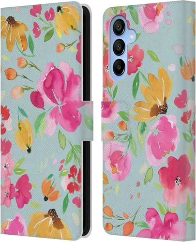 Vista 125 de Head Case Designs Officially Licensed Ninola Butterfly Nature Spring Floral Leather Wallet Case Compatible with Samsung Galaxy A07 4G