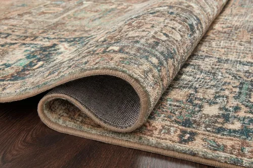 Vista 9 de Loloi Margot - Alfombra de área terracota/laguna de 7'-6" x 9'-6
