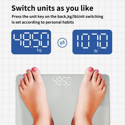Vista 5 de Báscula de viaje para peso corporal, pequeña báscula portátil de peso corporal, báscula digital para espejo de baño, mini báscula electrónica