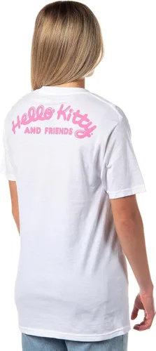 Vista 2 de Hello Kitty And Friends - Camiseta con diseño de cuadrícula para mujer