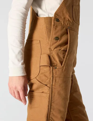 Vista 5 de Carhartt - Overol con peto aislado de tela de pato lavada, con ajuste relajado, para mujer