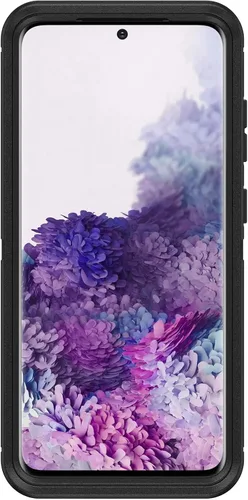 Vista 3 de OtterBox Defender Series - Funda sin pantalla para Galaxy S20 5G (solo funda), protección de defensa microbiana, embalaje no minorista, color negro