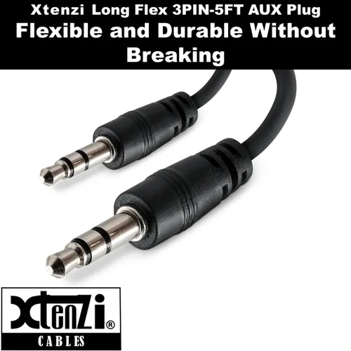 Vista 4 de Xtenzi Accesorio de cable flexible auxiliar de 3 pines para perilla remota de graves compatible con amplificadores PLC Rockford Fosgate Prime