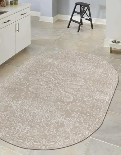 Vista 25 de Unique Loom Rushmore Collection Adams - Alfombra rectangular de 2 x 3 pies, color beige y marfil