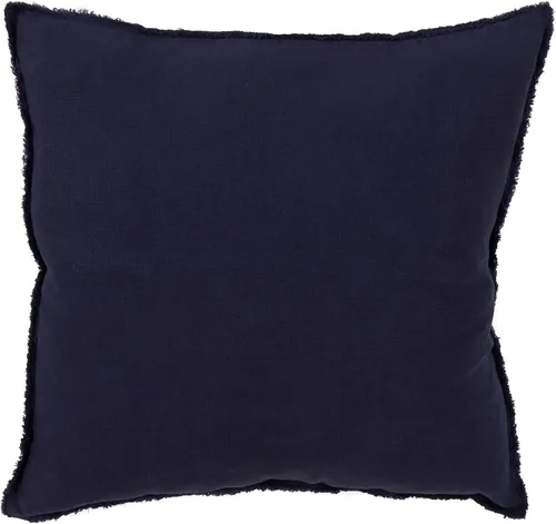Vista 9 de SARO LIFESTYLE Almohada de diseño con flecos con relleno de plumón, negro, 20 pulgadas (13049.BK20S)