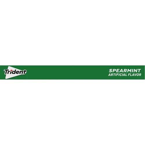 Vista 15 de Goma de mascar Trident Spearmint sin azúcar, 14 piezas