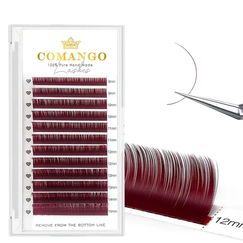 Vista 37 de CoMango Easy Fan - Extensiones de pestañas rizadas C/D de 0.05/0.003 in, pestañas de volumen que florecen automáticamente, color negro mate 2D-20D