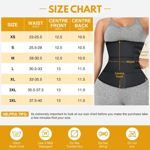 Vista 5 de FeelinGirl Fajas Colombianas Underbust 3 Segmented Waist Trainer Corsets Body Shaper Hook And Eye Black