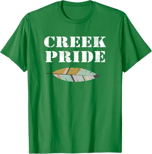 Vista 4 de Creek Native American Pride - Camiseta, Negro, S