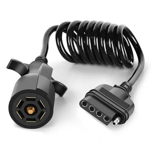 Vista 12 de Nilight Cable de extensión de alambre de remolque de 4 vías de 25 pies 14 Cable de extensión de remolque de 4 pines de 25 pies