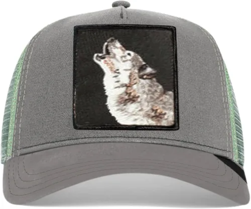 Vista 2 de Gorra de béisbol unisex de malla con parche cuadrado para mujer y hombre