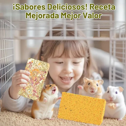 Vista 2 de Juguetes masticables de conejo 6+4 piezas Timothy Heno Treat