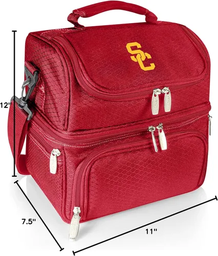 Vista 114 de PICNIC TIME NCAA Nebraska Cornhuskers Pranzo - Lonchera aislada con juego de pícnic, bolsa enfriadora para el almuerzo