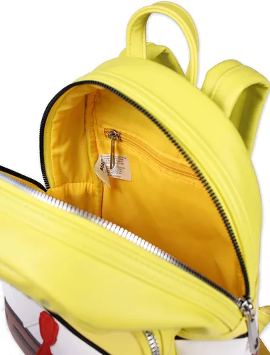 Vista 3 de SpongeBob SquarePants Mini mochila de cosplay para mujer, Amarillo, Mini mochila de moda