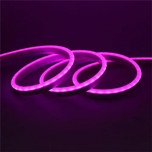Vista 10 de Tira de neón DC 24V 1.6-65.6 ft IP67 impermeable, multicolor, retroiluminación de TV, tubo de silicona flexible para el hogar, luz LED