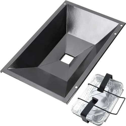 Vista 8 de QuliMetal 93305 Bandeja de Captura con Paquete de 20 Bandejas de Goteo 6415 para Weber Genesis II 3 Quemadores y Spirit 2/3 Quemadores, Genesis