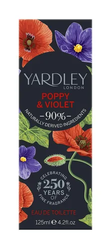 Vista 2 de Yardley de Londres Poppy & Violet Eau de Toilette, 4.2 fl oz