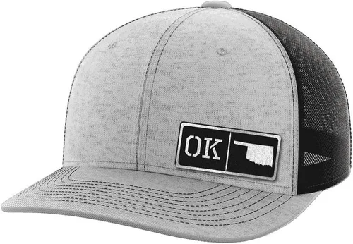 Vista 8 de Sombrero de parche negro de cosecha propia de Oklahoma Negro/Negro