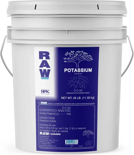 Vista 6 de RAW Fertilizante de potasio - Soluble en agua de alto potasio para plantas, 2 lb Fertilizer for Garden Use and Vegetable Cultivation - Bloom &