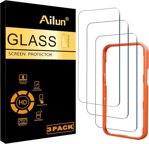 Vista 8 de Ailun - Protector de pantalla Apple iPhone 11 Pro/iPhone Xs/iPhone X, pantalla de 5.8 pulgadas, vidrio templado 2.5D, para la mayoría de las fundas