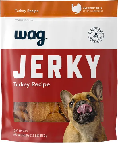 Vista 10 de Marca Amazon – Wag Soft & Tender American Jerky Premios para Perros – Receta de Carne de Res, 6 Onzas (Paquete de 1)