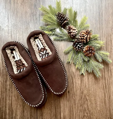 Vista 5 de Dearfoams Men's Thompson Cozy Memory Foam Indoor Outdoor Clog House Slipper